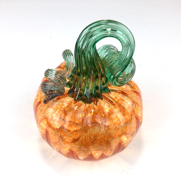 Transparent Orange Pumpkin w/Jungle Stem - Image 2